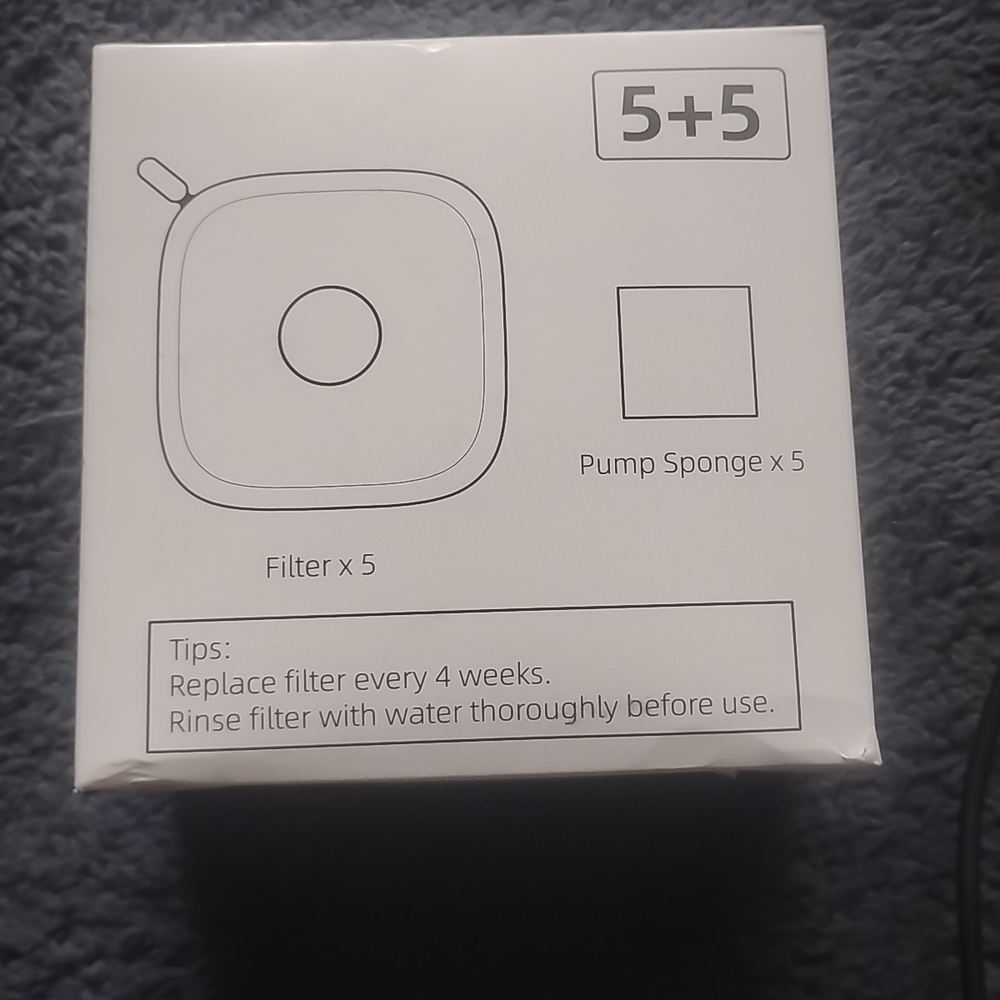 Pet Water Fountain Replacement Filters and Sponges